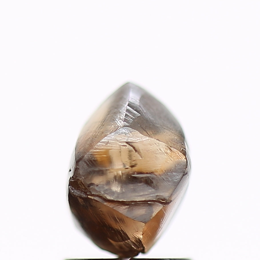 2.32 Carat Natural Fancy Cognac Brown Rough Diamond 6.63 MM
