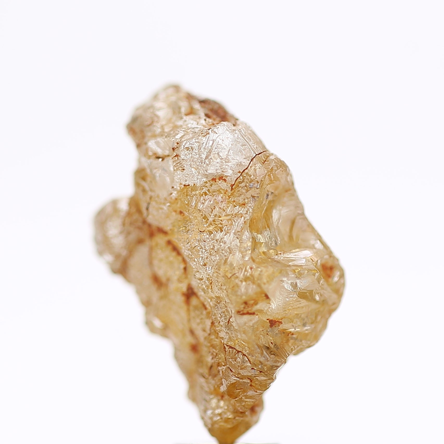11 Carat Natural Fancy Orange Brown Rough Diamond 18.82 MM