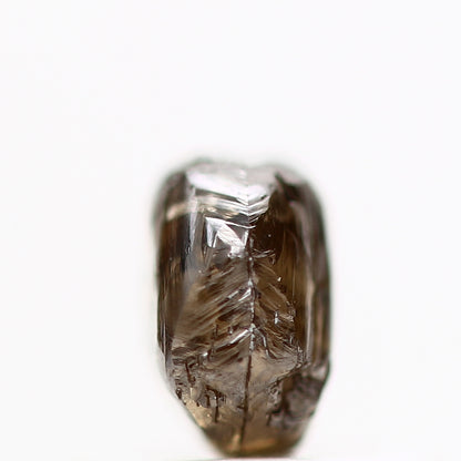 0.80 Carat Natural Chocolate Brown Crystal Raw Rough Diamond 5.65 MM - Blackdiamond