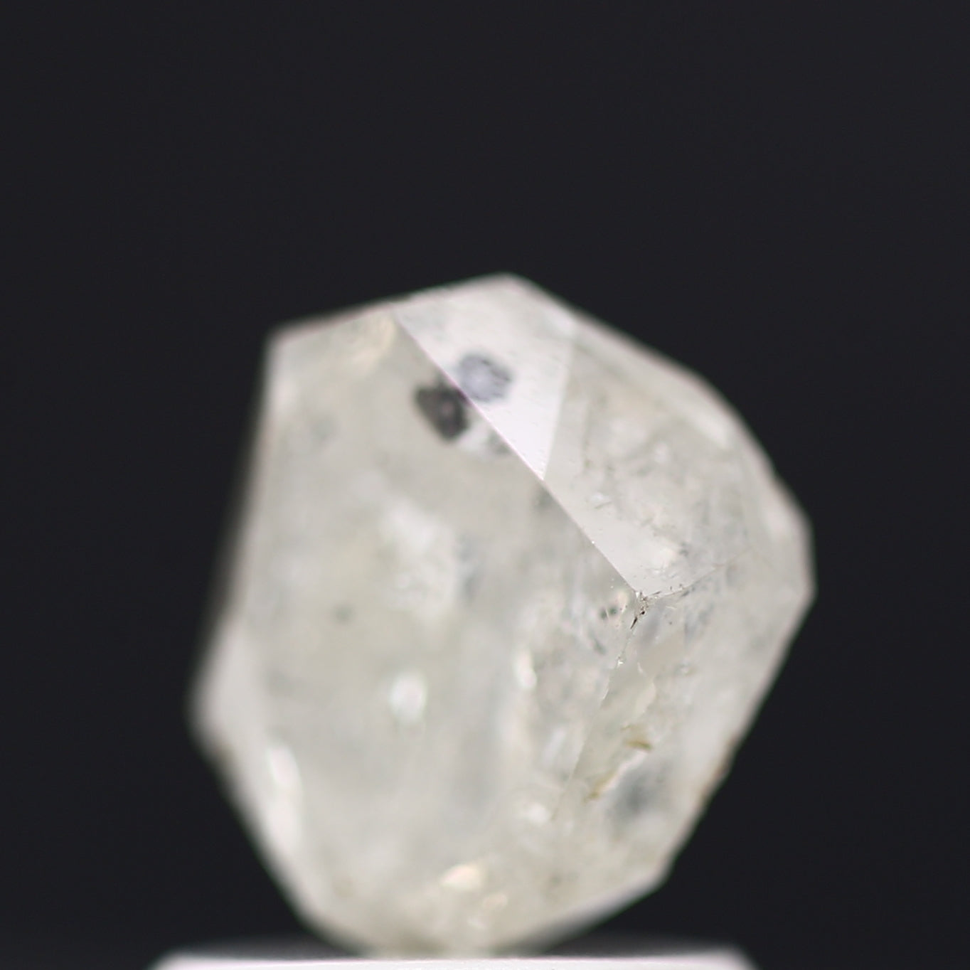 1.35 Carat White Semi Polished Natural Raw Rough Diamond 6.70 MM - Blackdiamond