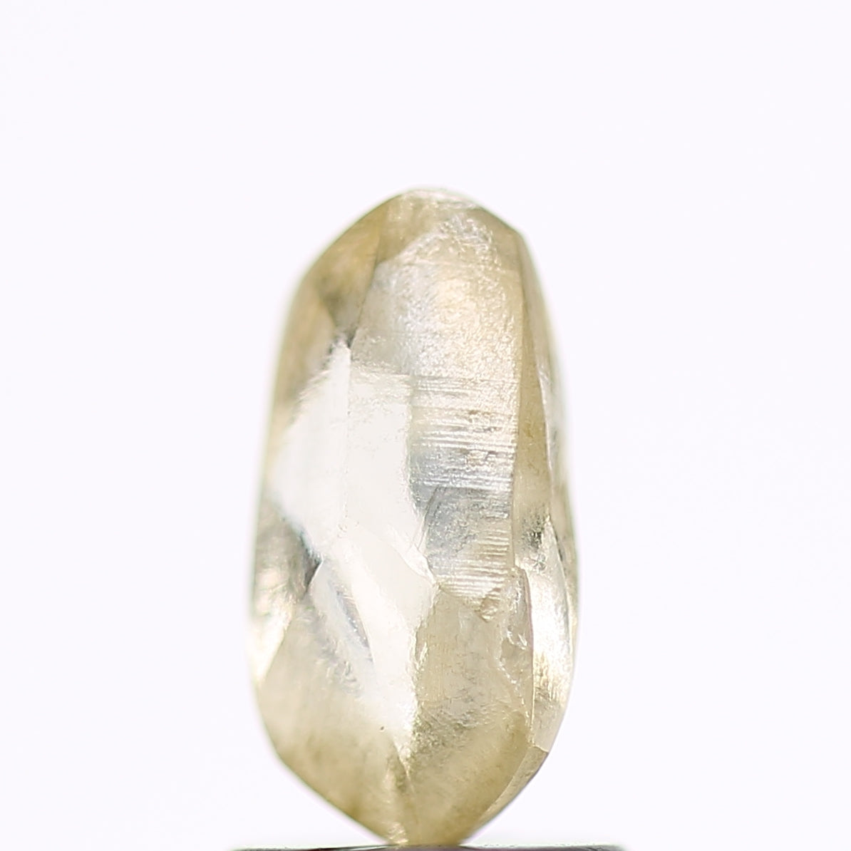 1.31 Carat Natural Brown Yellow Uncut Raw Diamond 9.19 MM