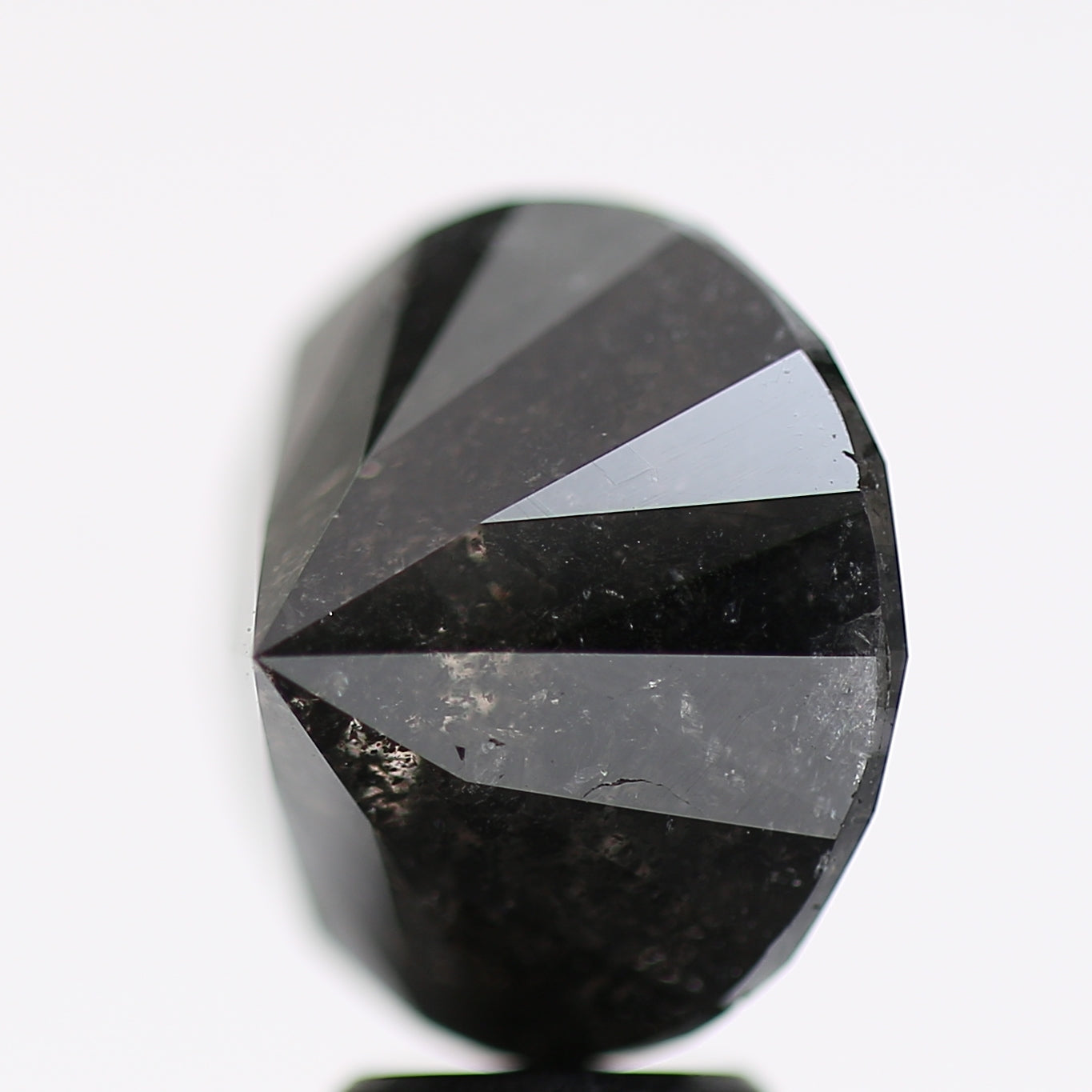 7.58 Carat Fancy Black Round Brilliant Diamond GIA Certified