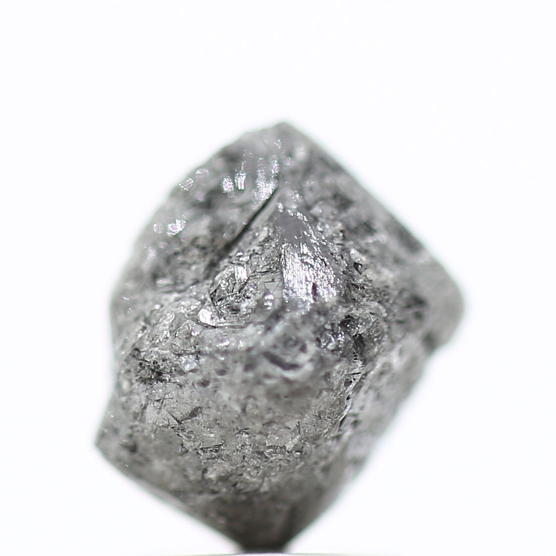 2.80 Carat Rough Diamonds Octahedron Raw Uncut Diamonds 7.5 MM - Blackdiamond