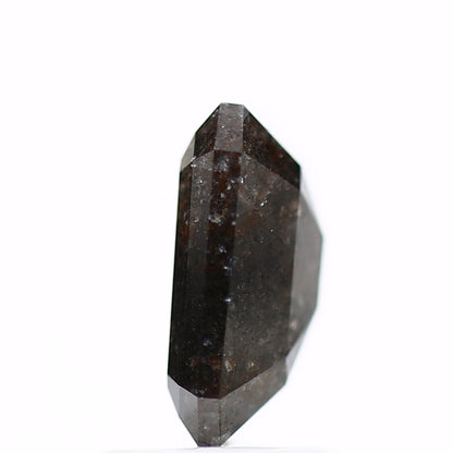 1.66 Carat 8.2 MM Natural Black Emerald Loose Salt and Pepper Diamond - Blackdiamond