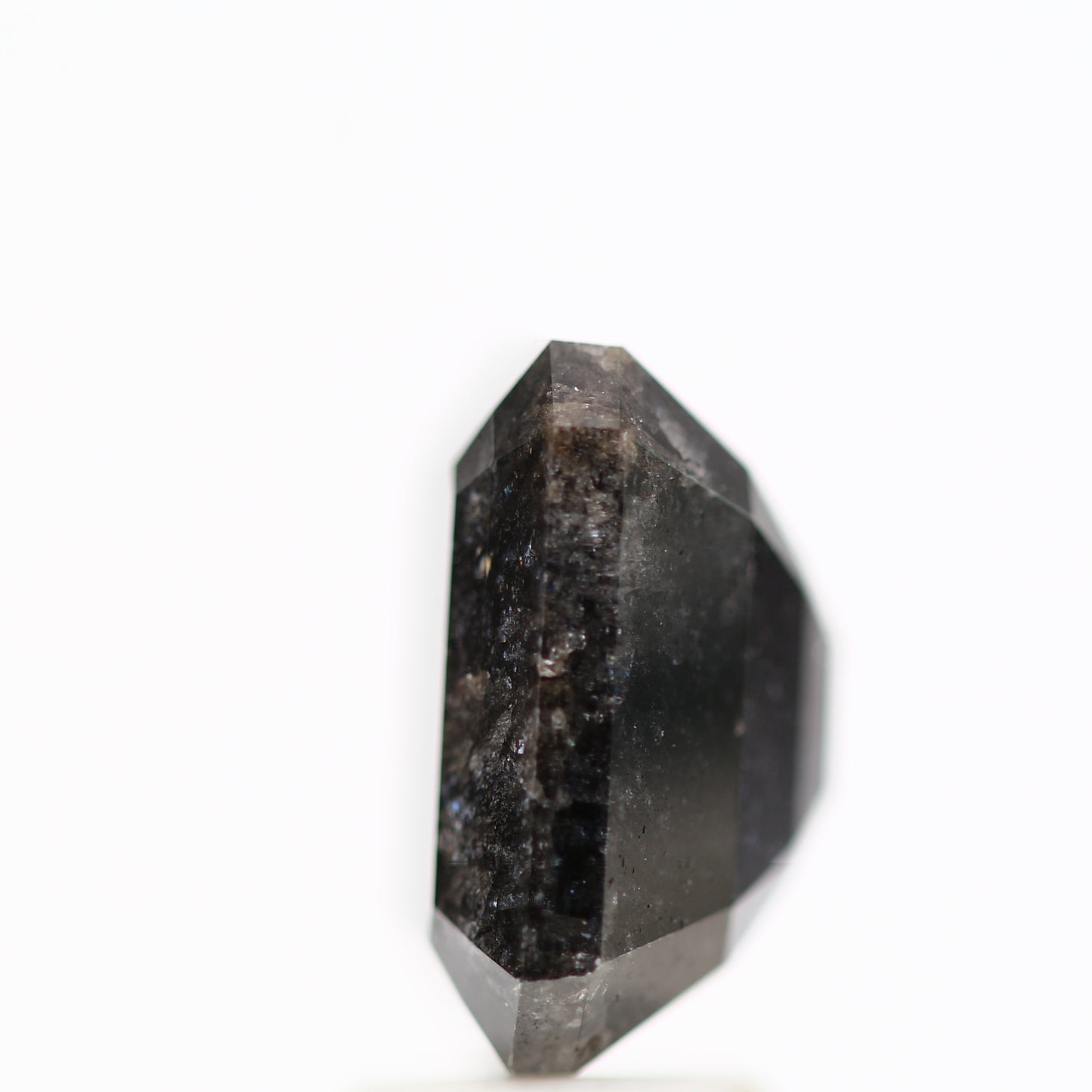 4.51 Carat 9.75 MM Natural Fancy Black Emerald Cut Loose Diamond - Blackdiamond