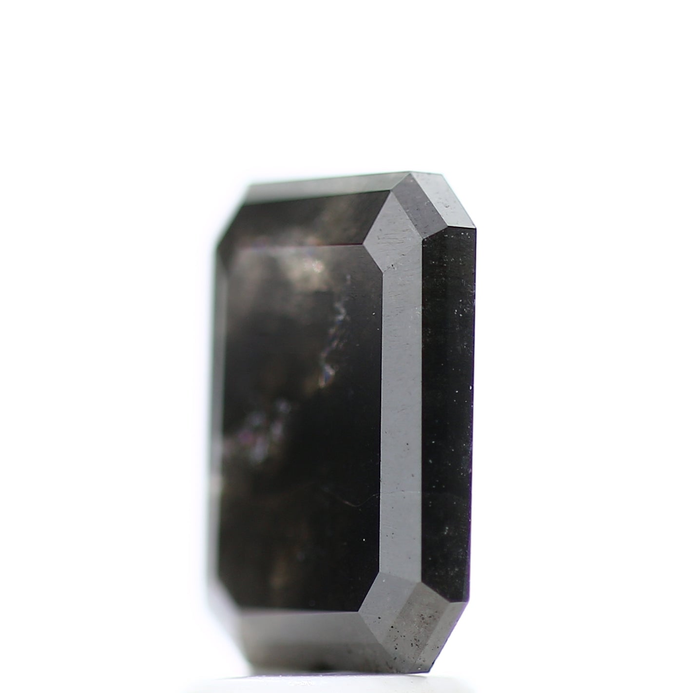 2.76 Carat Fancy Black Gray Salt and Pepper Natural Loose Diamond - Blackdiamond