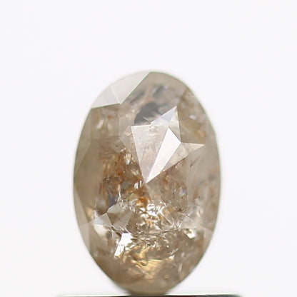 0.75 Carat Brown Rose Cut Natural Loose Diamond 6.65 MM