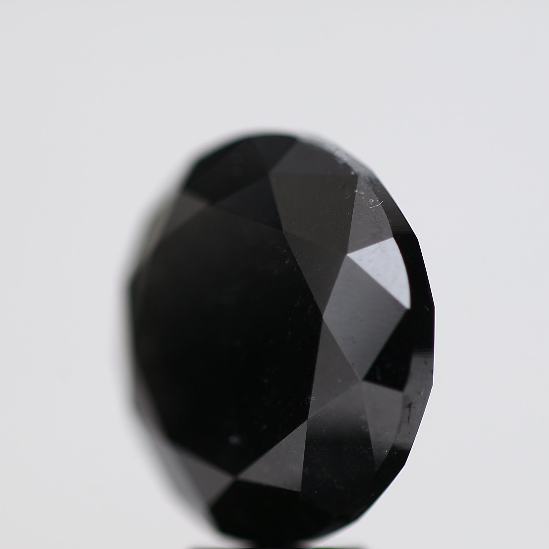 8.94 Carat Fancy Black Round Brilliant Diamond GIA Certified