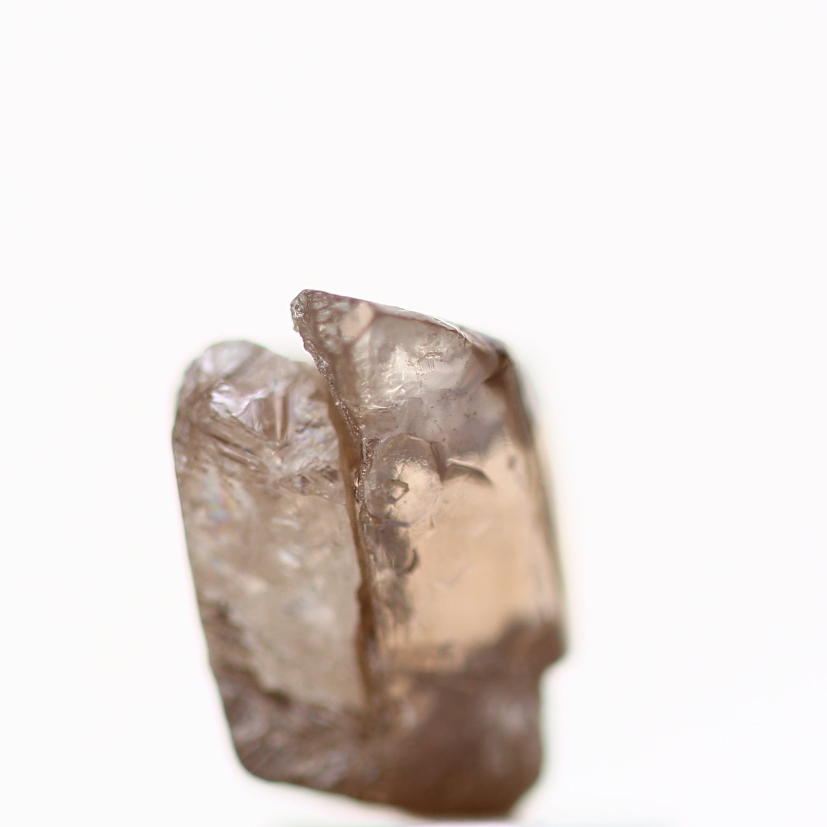 2.42 Carat Fancy Brown Macle Raw Rough Natural Diamond 8.80 MM - Blackdiamond