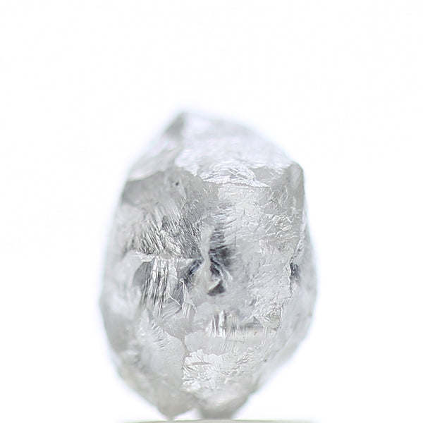 3.40 Carat Natural Fancy Grey Icy Rough Diamond