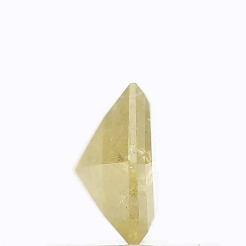 0.46 Carat Natural Yellow Hexagon Salt And Pepper Diamond 5.60 MM