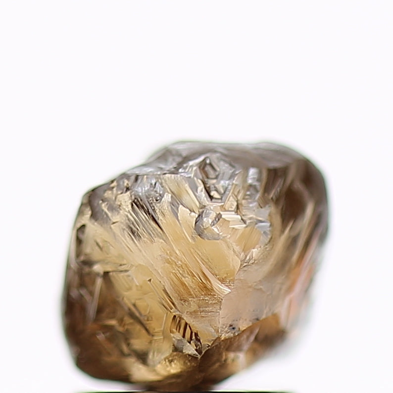 2.34 Carat Natural Fancy Cognac Brown Rough Diamond 7.6 MM