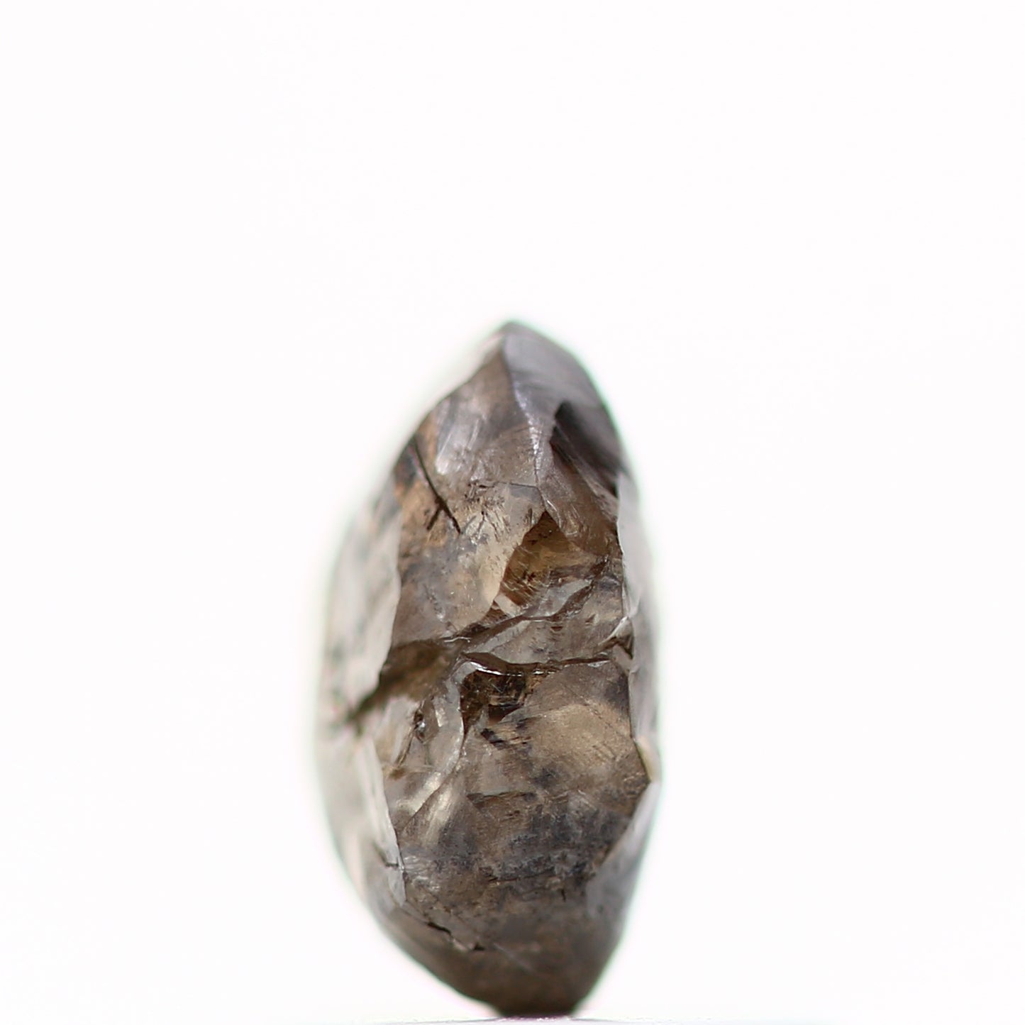 1.20 Carat Fancy Brown Uncut Raw Natural Rough Diamond 6.80 MM - Blackdiamond