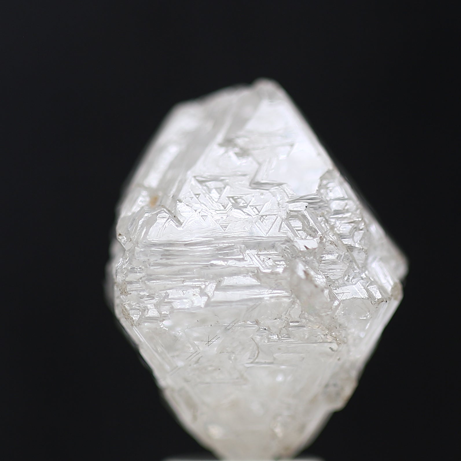 11 Carat Natural White Rough Diamond Octahedron Shape 11 MM