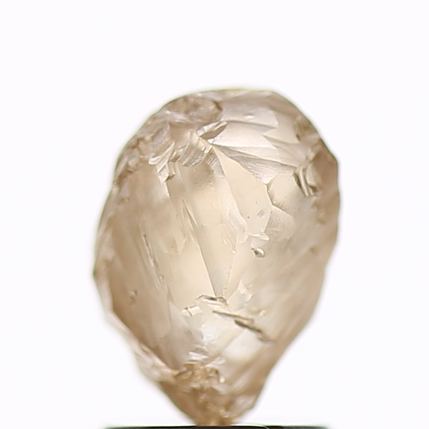 1.89 Carat Natural Fancy Champagne Brown Rough Diamond 8.3 MM