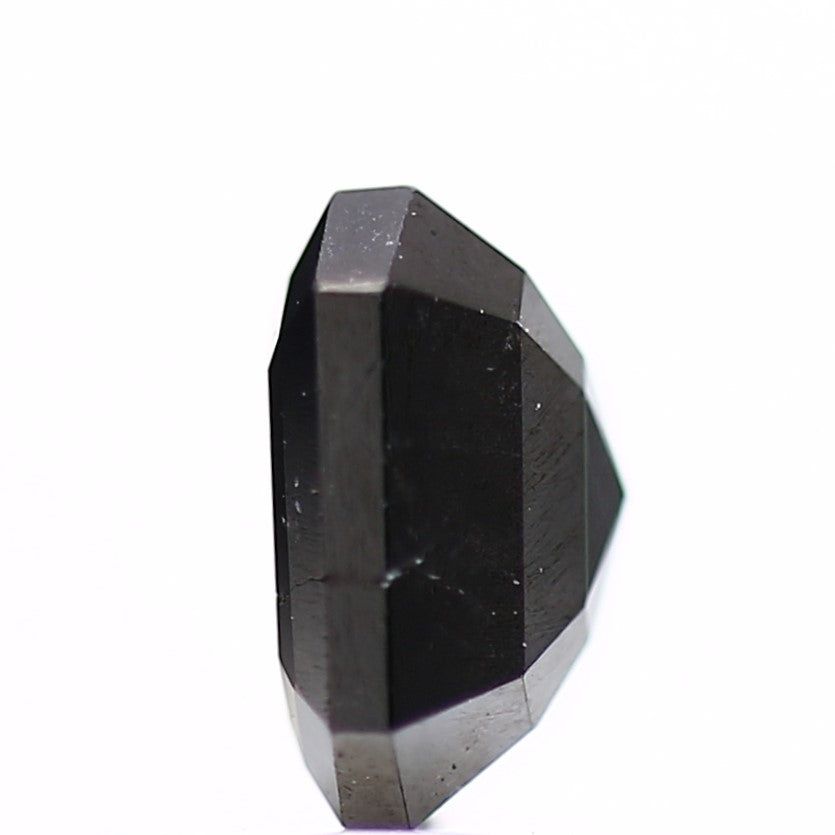 1.01 Carat 6.10 MM Natural Emerald Black Loose Salt and Pepper Diamond - Blackdiamond