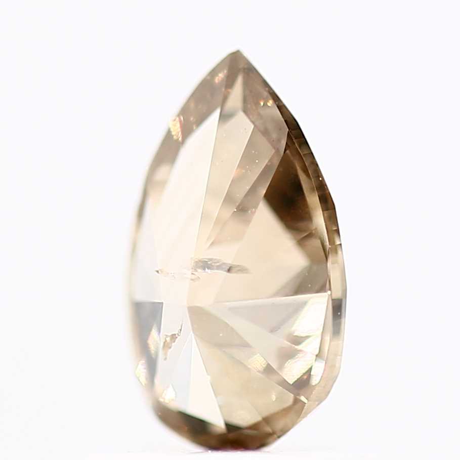 0.67 Carat Fancy Champagne Pear Diamond For Pear Ring