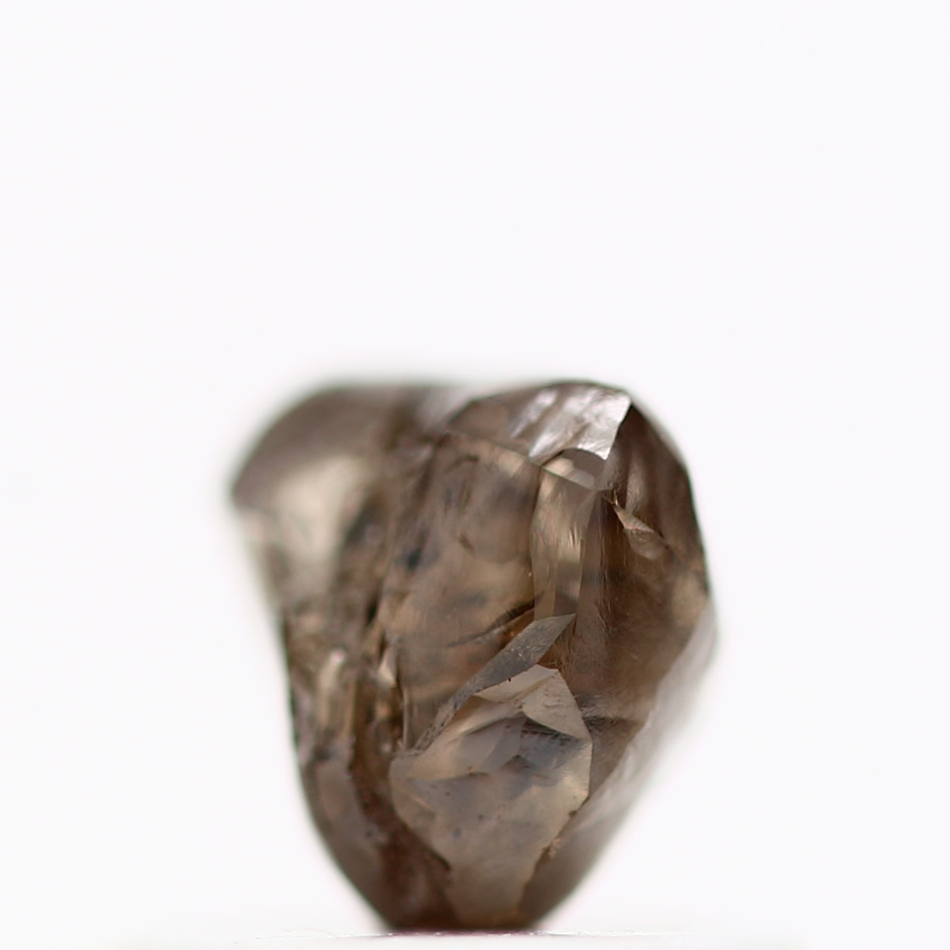 0.73 Carat Fancy Brown Uncut Raw Rough Natural Diamond 5.15 MM - Blackdiamond