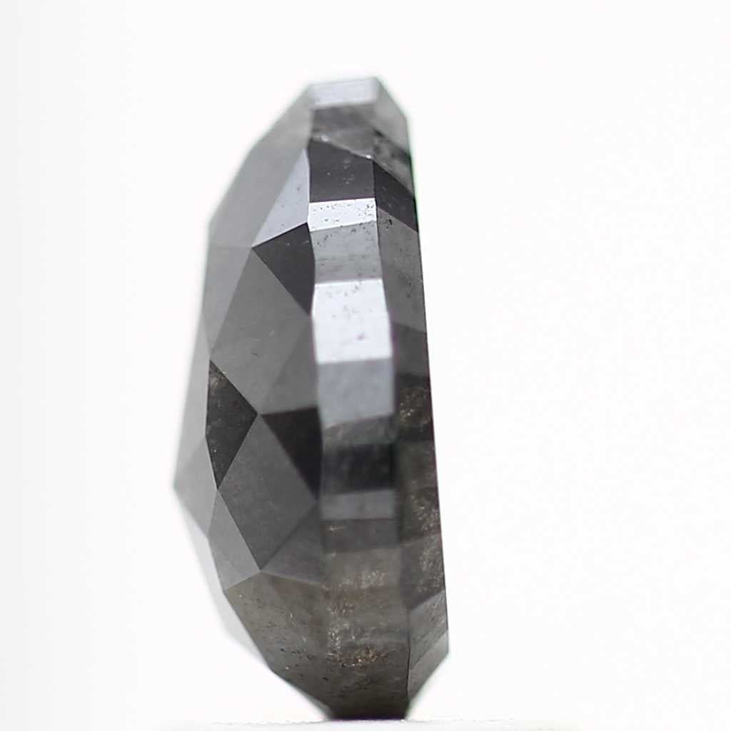 1.68 Carat Fancy Black Diamond Pear Shape For Engagement Ring