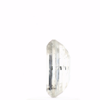 0.70 Carat 6.32 MM Natural White Baguette Cut Salt and Pepper Diamond - Blackdiamond