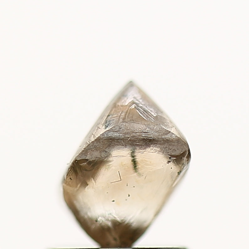 1.28 Carat Natural Brown Octahedron Raw Diamond 5.9 MM