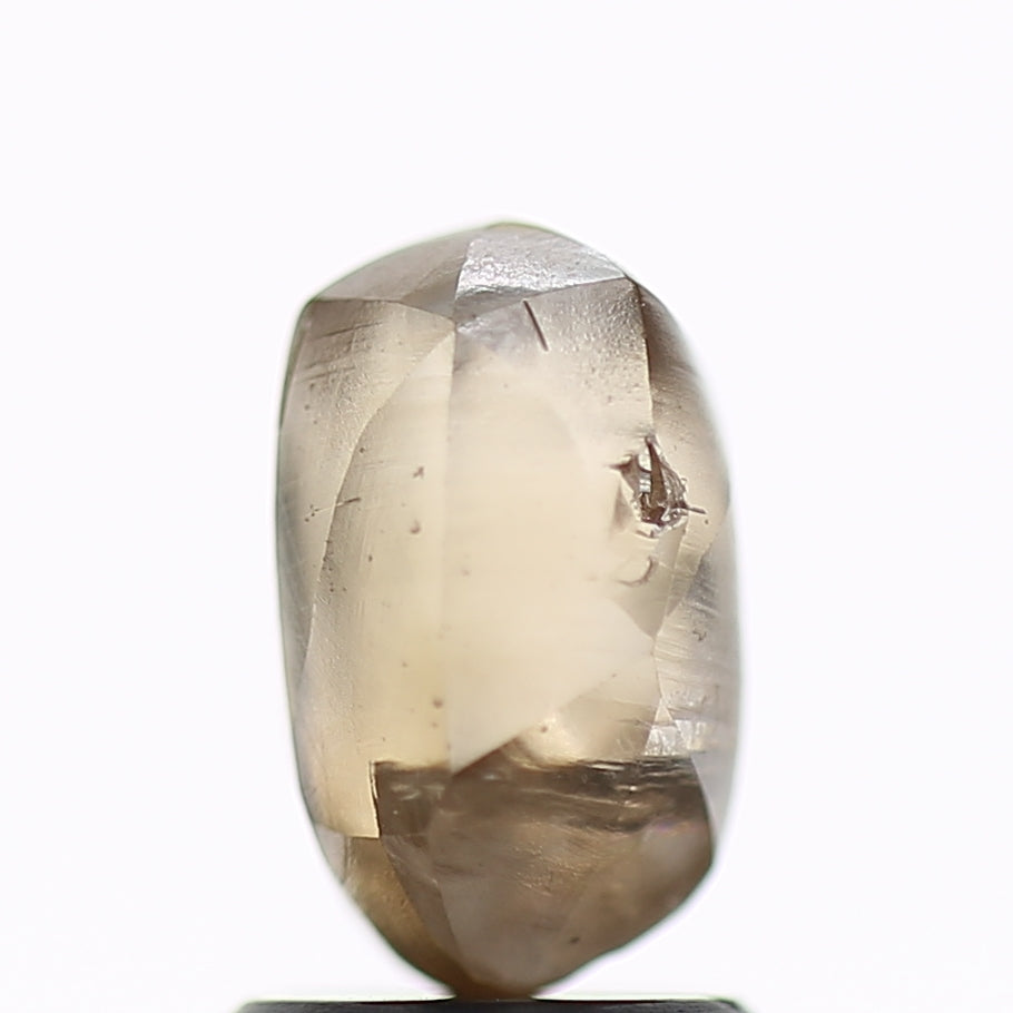 2.45 Carat Natural Fancy Champagne Brown Rough Diamond 8.56 MM