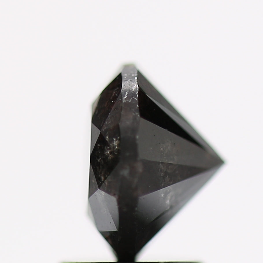 1.86 Carat Fancy Black Round Brilliant Diamond GIA Certified