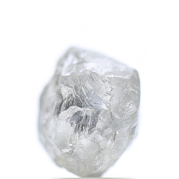 3.40 Carat Natural Fancy Grey Icy Rough Diamond