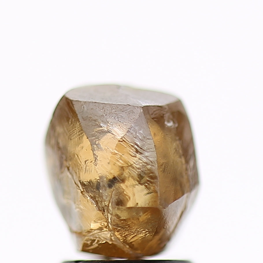 3.11 Carat Natural Fancy Orange Brown Rough Diamond 7.5 MM
