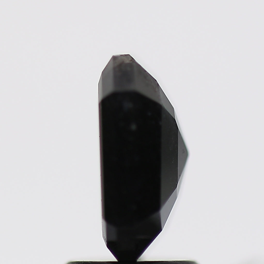 2.58 Carat Fancy Black Emerald Diamond GIA Certified