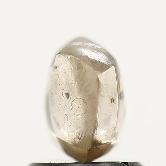 1.36 Carat Natural Champagne Brown Uncut Rough Diamond 6.1 MM