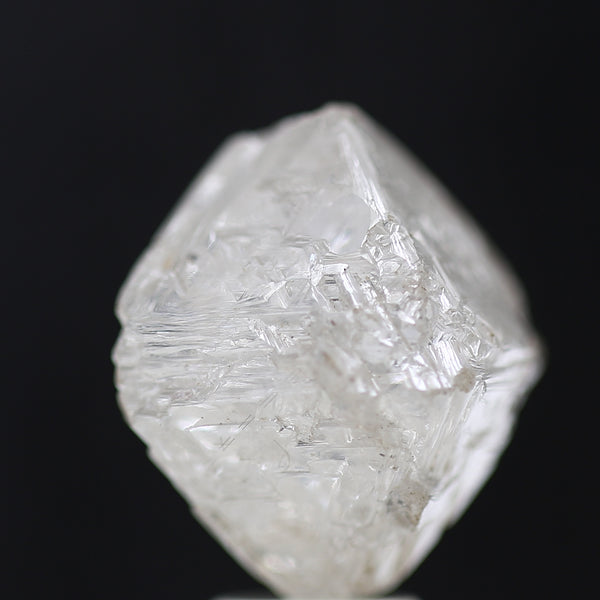 11 Carat Natural White Rough Diamond Octahedron Shape 11 MM