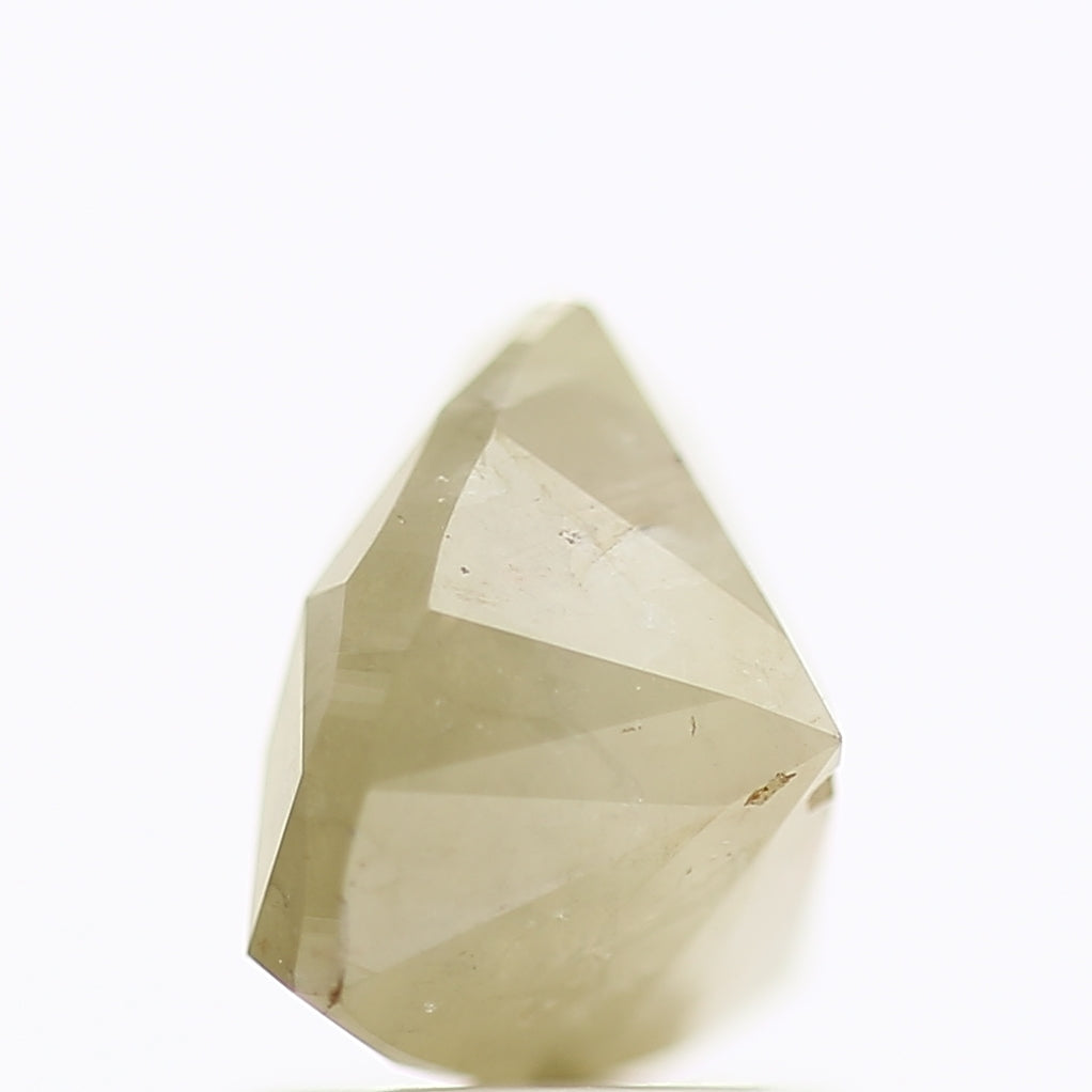 1.54 Carat Natural Trillion Cut Gray Salt And Pepper Diamond 6.99 MM