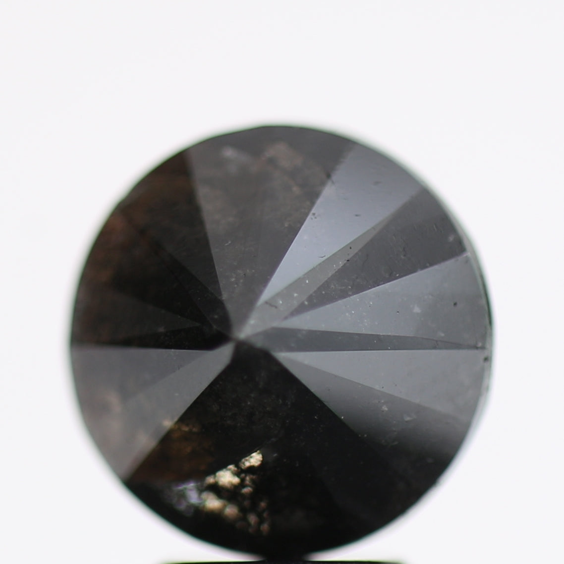 3.86 Carat Fancy Black Round Brilliant Diamond GIA Certified