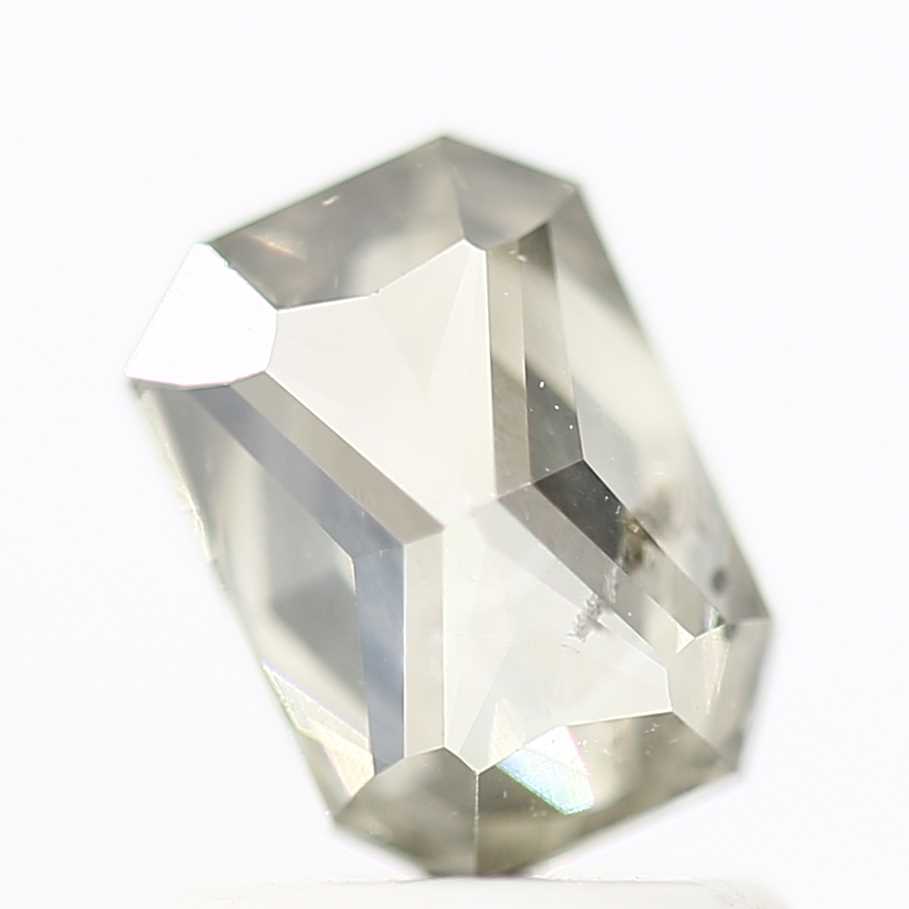 1.03 Carat 6.75 MM Fancy Gray Radiant Cut Natural Loose Diamond - Blackdiamond