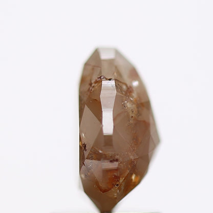 1.76 Carat Natural Pear Peach Orange Rustic Rose Cut Diamond SDM257