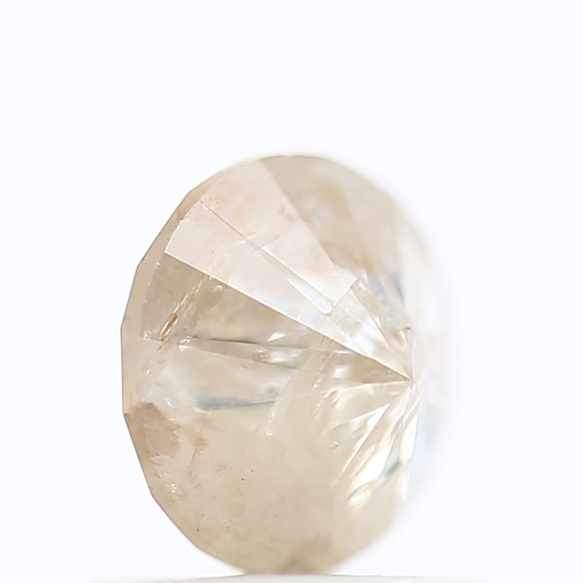 0.93 Carat Natural Icy Round Cut Salt And Pepper Diamond 5.91 MM