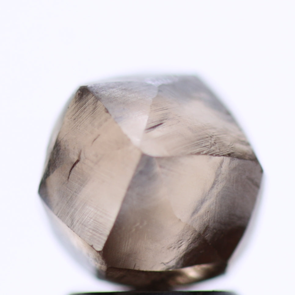 3.80 Carat Natural Fancy Deep Brown Rough Diamond 7.92 MM