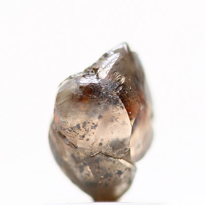 1.41 Natural Fancy Cognac Brown Crystal Uncut Rough Diamond 7.30 MM - Blackdiamond