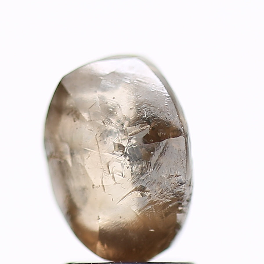 2.16 Carat Natural Fancy Clear Brown Rough Diamond 8.8 MM