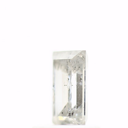 0.70 Carat 6.32 MM Natural White Baguette Cut Salt and Pepper Diamond - Blackdiamond