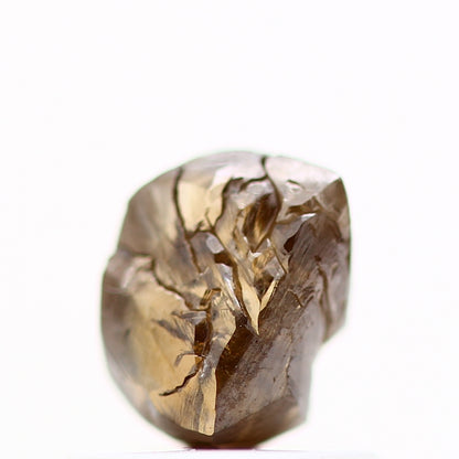 0.81 Carat Raw Diamond Natural Yellow Brown Rough Diamond 5.50 MM - Blackdiamond