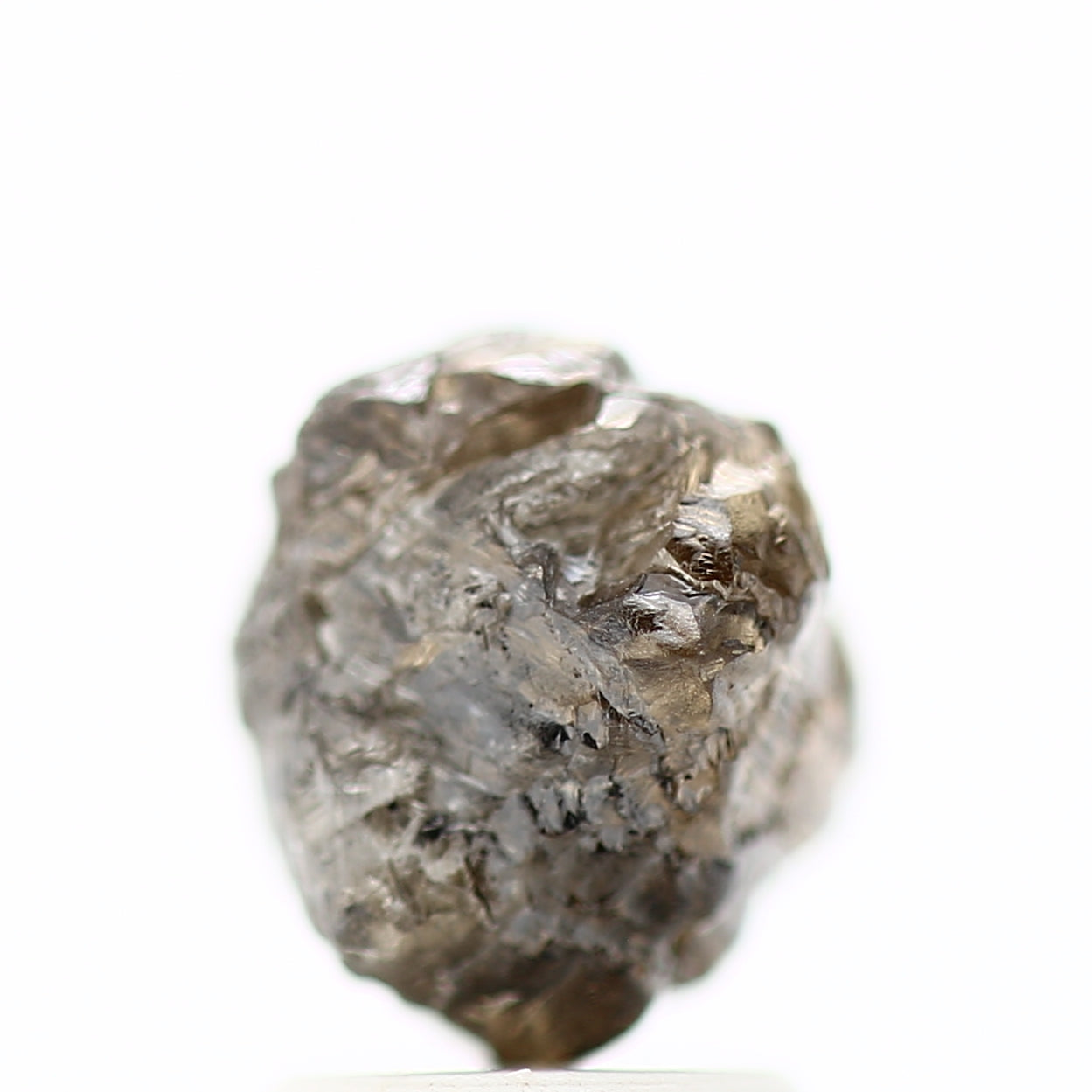 2.89 Carat Natural Cognac Brown Crystal Rough Diamond 7.29 MM - Blackdiamond