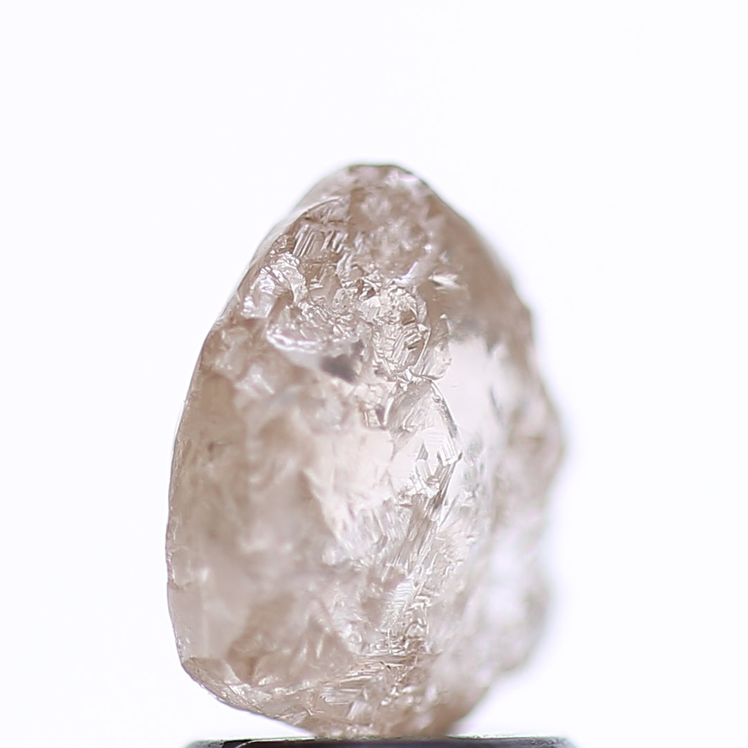 1.98 Carat Natural Fancy Light Brown Rough Diamond 8.21 MM