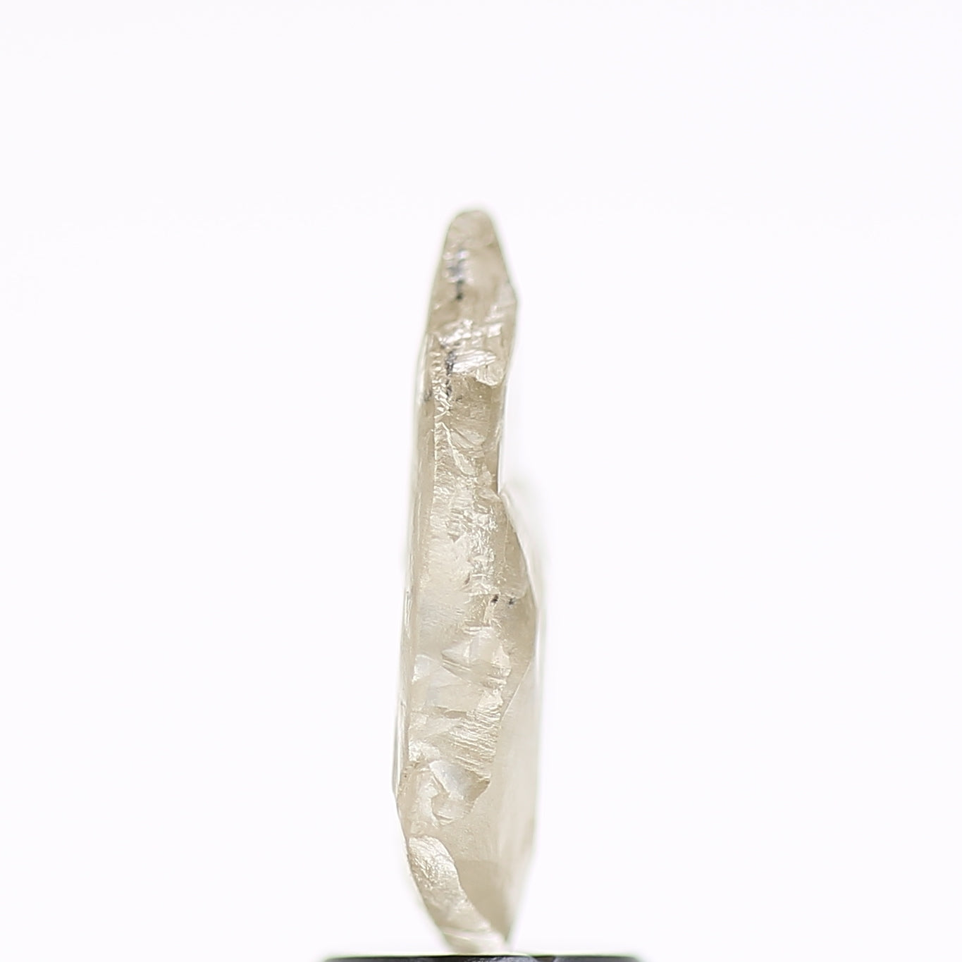 2 Carat Natural Clear Light Brown Rough Diamond 12.9 MM