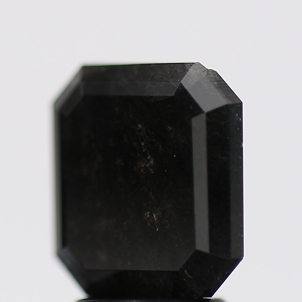 2.58 Carat Fancy Black Emerald Diamond GIA Certified