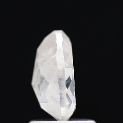 1.33 Carat Natural Icy White Salt and Pepper Pear Diamond 7.87 MM