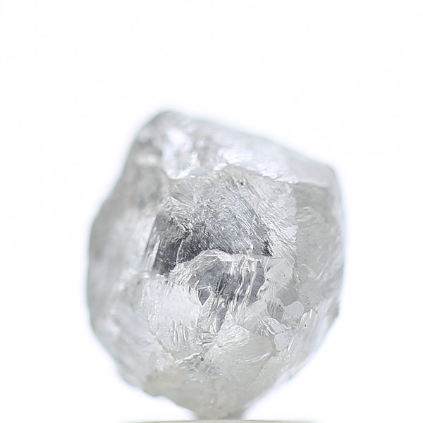3.40 Carat Natural Fancy Grey Icy Rough Diamond
