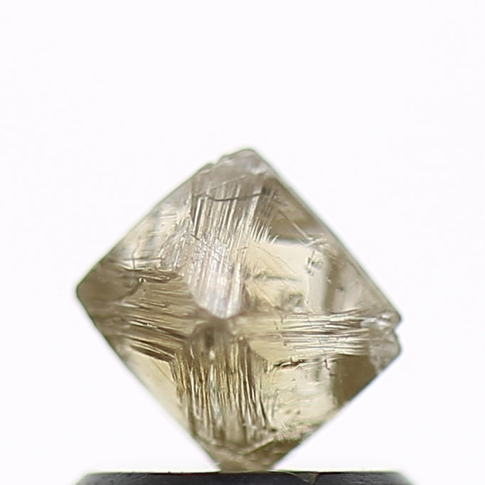 0.98 Carat Natural Octahedron Brown Uncut Loose Diamond 4.7 MM