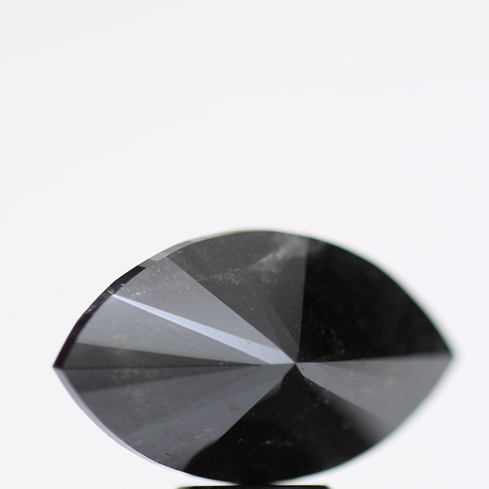 4.70 Carat Fancy Black Marquise Brilliant Diamond GIA Certified